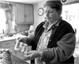 Helen McMillan Zak in her kitchen